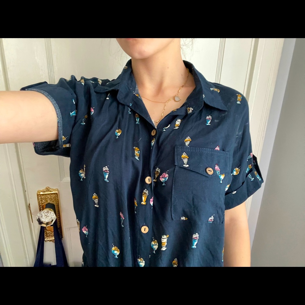 summer top- ice cream themed 🍦🍧